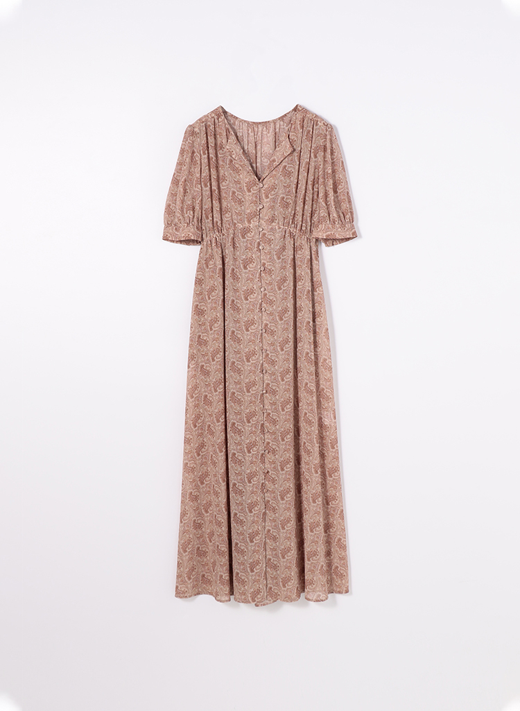 ペイズリー柄プリントロングワンピース Lounie ルーニィ 公式サイト 公式オンラインストア