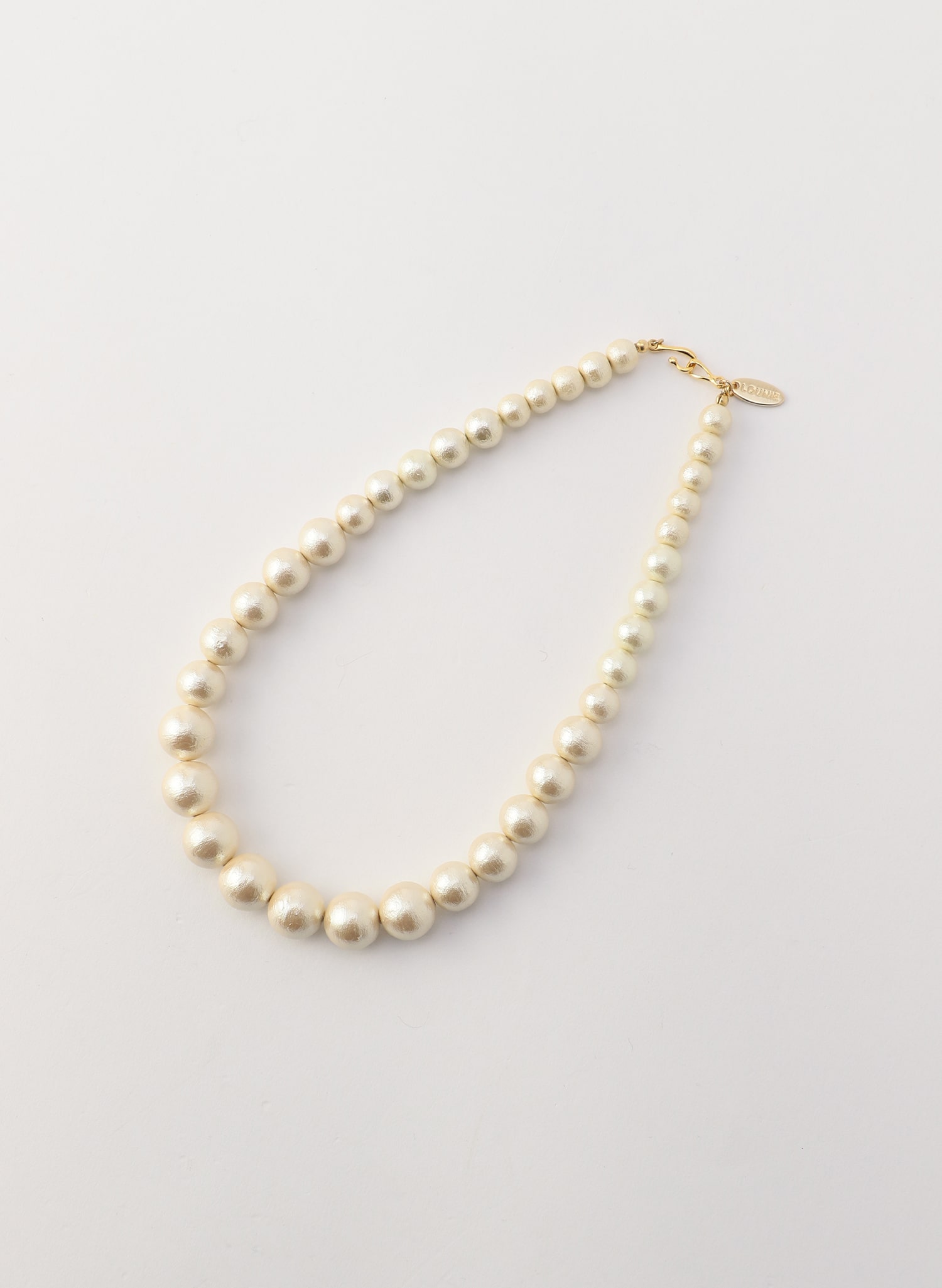 コットンパールネックレス Lounie ルーニィ 公式サイト 公式オンラインストア