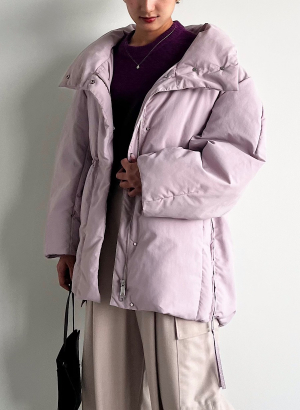 【EC限定】スリットスリーブコクーンダウンコート