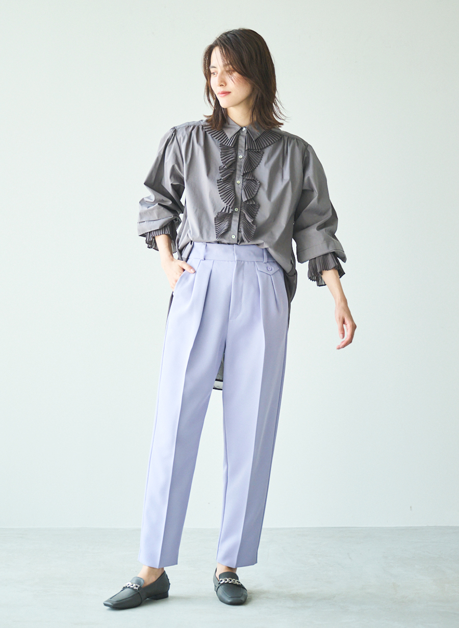 LUSOR（ルーソル）ST TWILL RIB PANTS ツイルリブパンツ-