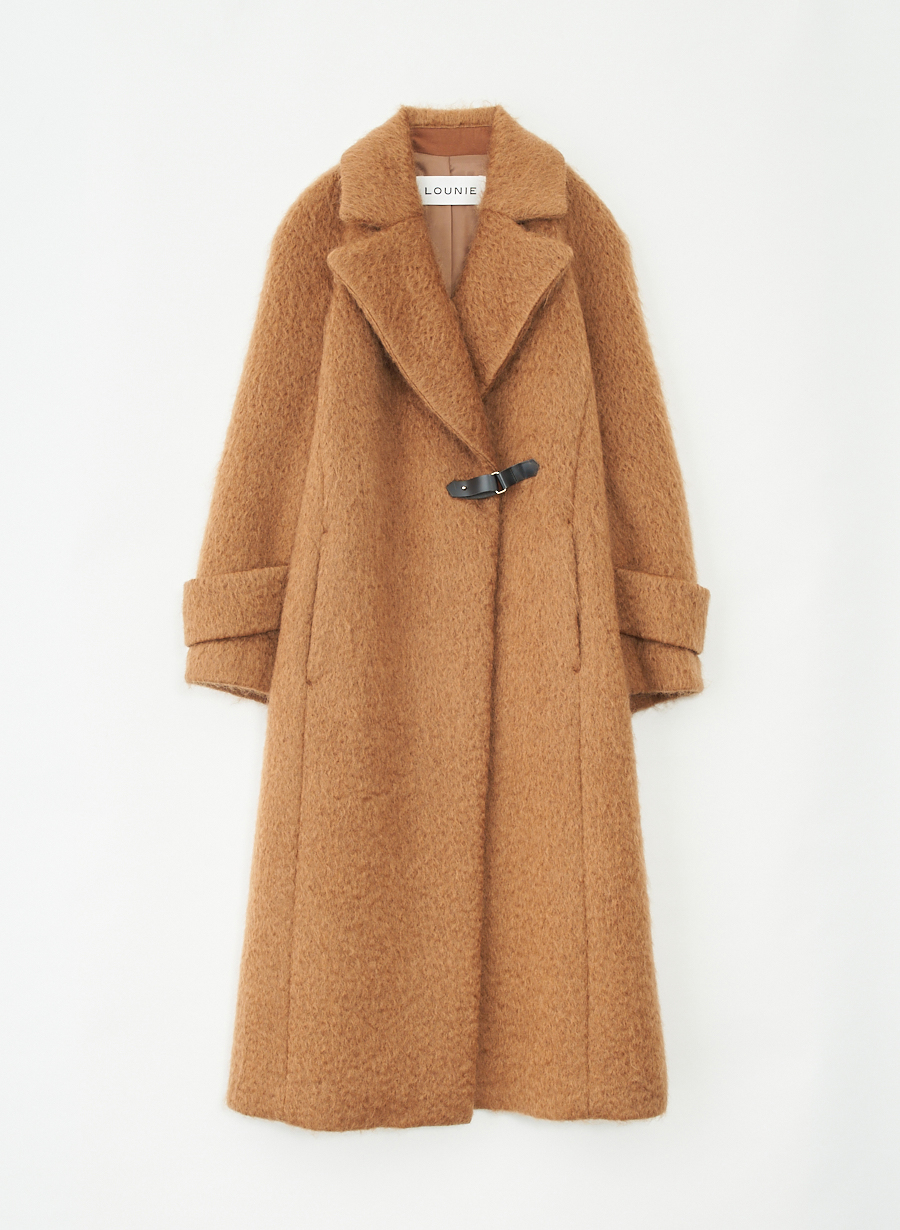 今日の超目玉 brown 新品 Galaxy LOKITHO COAT qualite｜モヘア