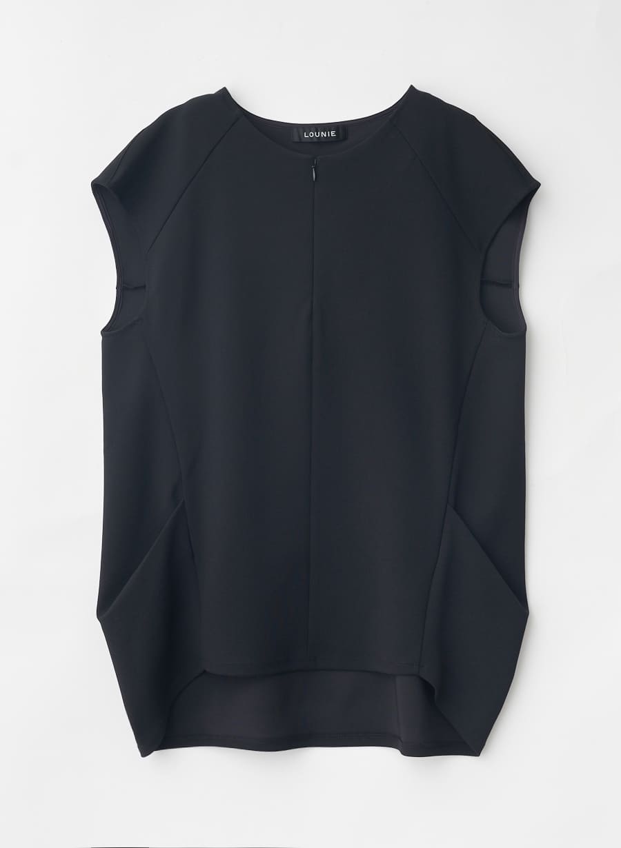 【完売品】ルーニィー lounie  vネックショートプルオーバー セール 50%OFF】ルーニィ LOUNIE マルチWAYブラウス