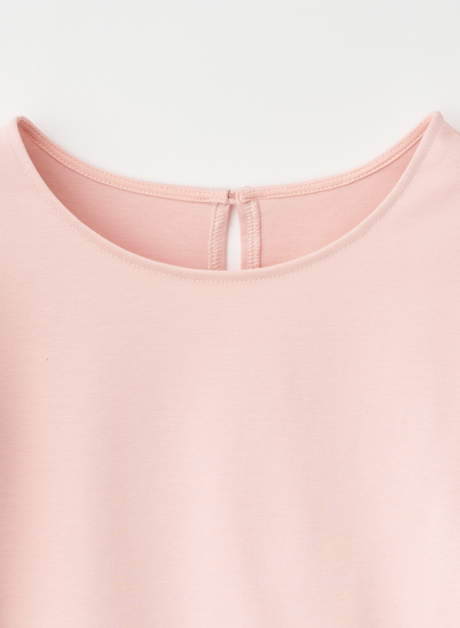 Noble グロッシーシアーパフスリーブプルオーバー Noble（ノーブル）の「グロッシーシアーパフスリーブプル