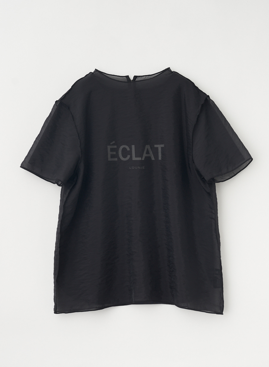シアーレイヤードロゴTシャツ Ray BEAMS（レイ ビームス）RBS / シアー レイヤード ロゴT