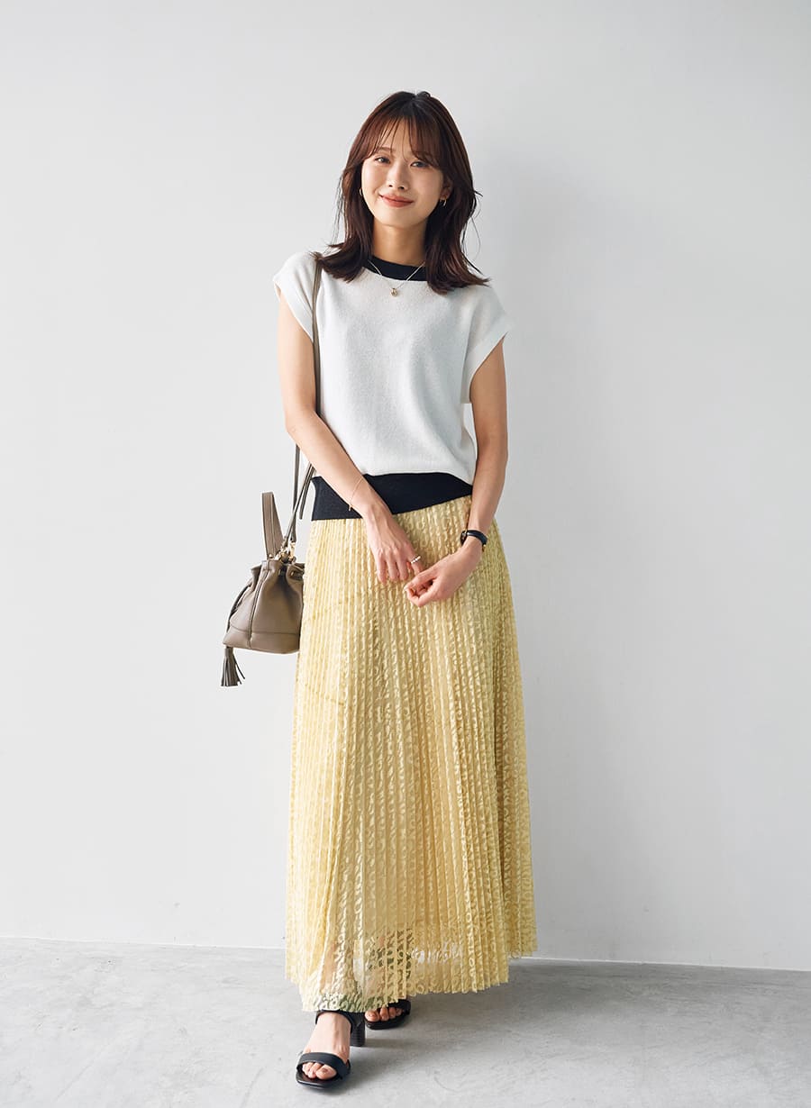 【LOUNIE】フェザーニットベスト フェザーニットベスト｜INGNI(イング) 公式通販｜INGNI STORE