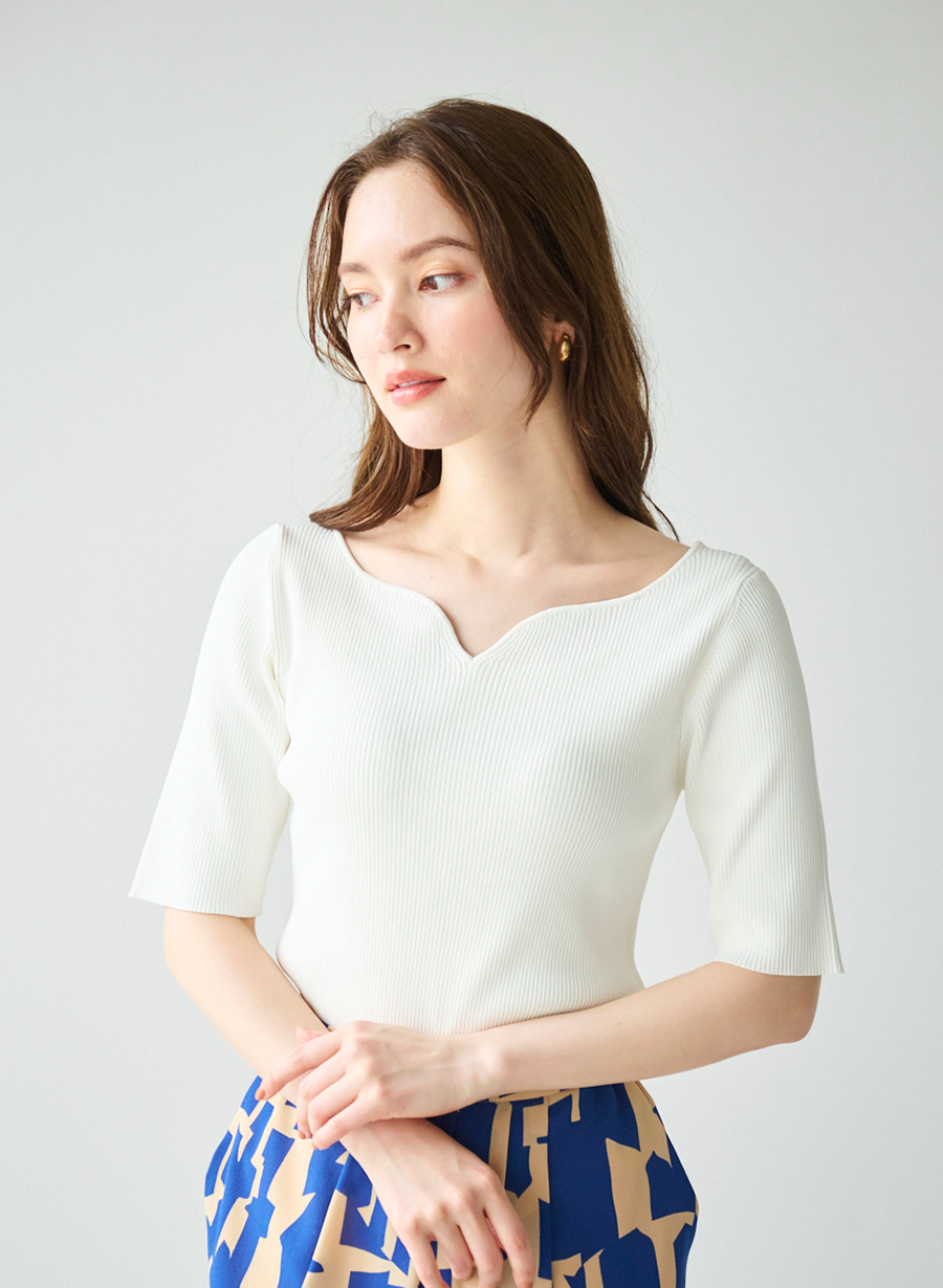 未使用　LOUNIE　グレー シアーリブニットプルオーバー 50％OFF ITEM｜LOUNIE（ルーニィ）公式サイト／公式オンラインストア