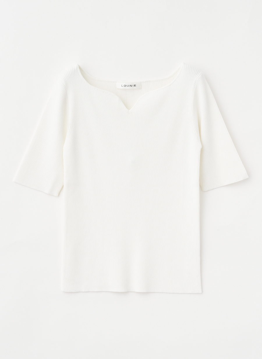 LOUNIE パフスリーブ ニット 38 ホワイト LOUNIE パフスリーブ ニット 38 ホワイト 商品一覧｜LOUNIE