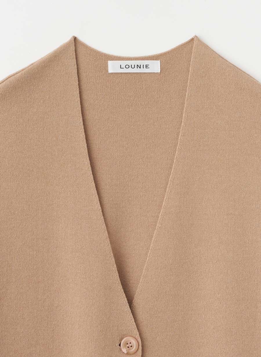 【定価28,600円】【美品】LOUNIE ポケットデザインジレ EC限定】ファーポケットニットジレ｜LOUNIE（ルーニィ）公式サイト