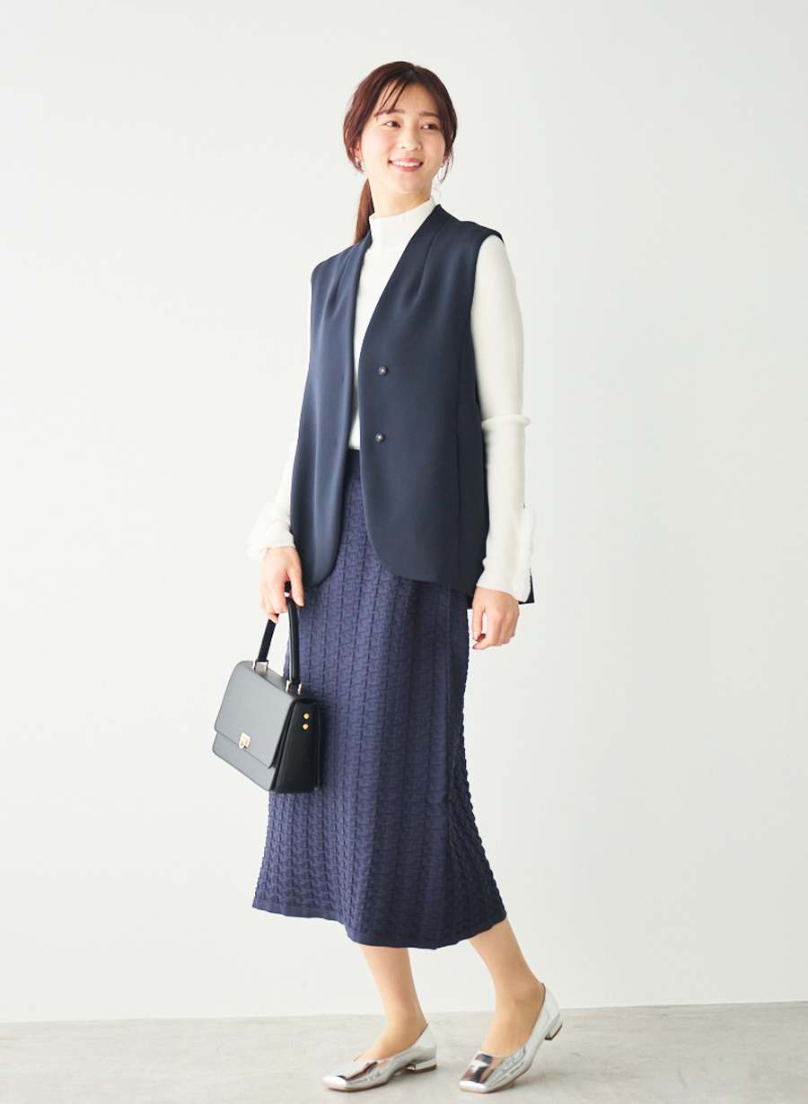 袖口フリルリブニットプルオーバー｜LOUNIE（ルーニィ）公式サイト