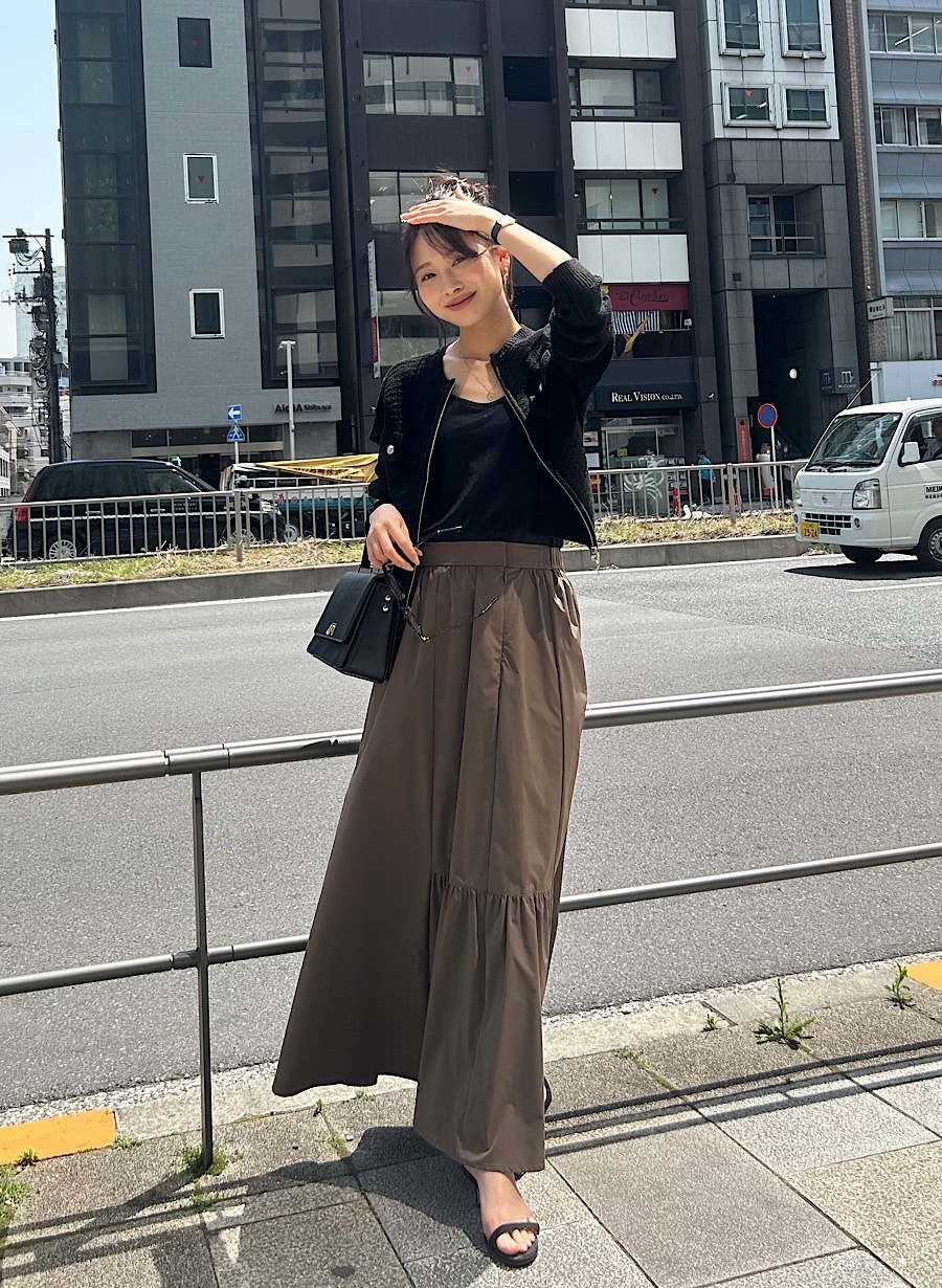 バイアス柄編みジップカーディガン|LOUNIE(ルーニィ)公式 バイアス柄編みジップカーディガン|LOUNIE(ルーニィ)公式