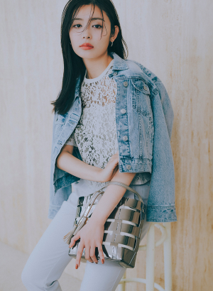 追加予約/佐藤佳菜子さんコラボ】クロップドレースブラウス