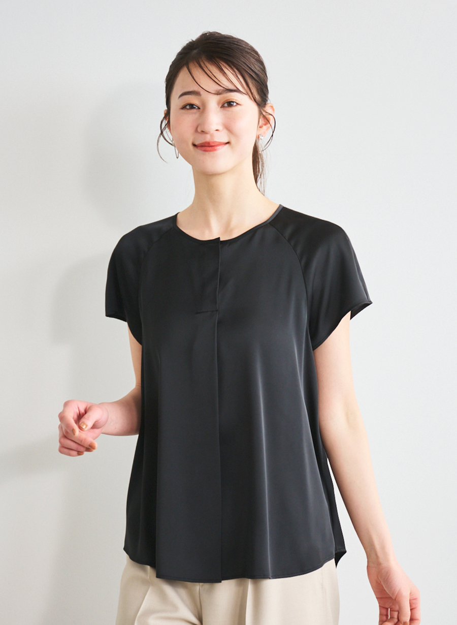 LOUNIE - 23日まで 2021ss 現行品 LOUNIE サテンブラウス
