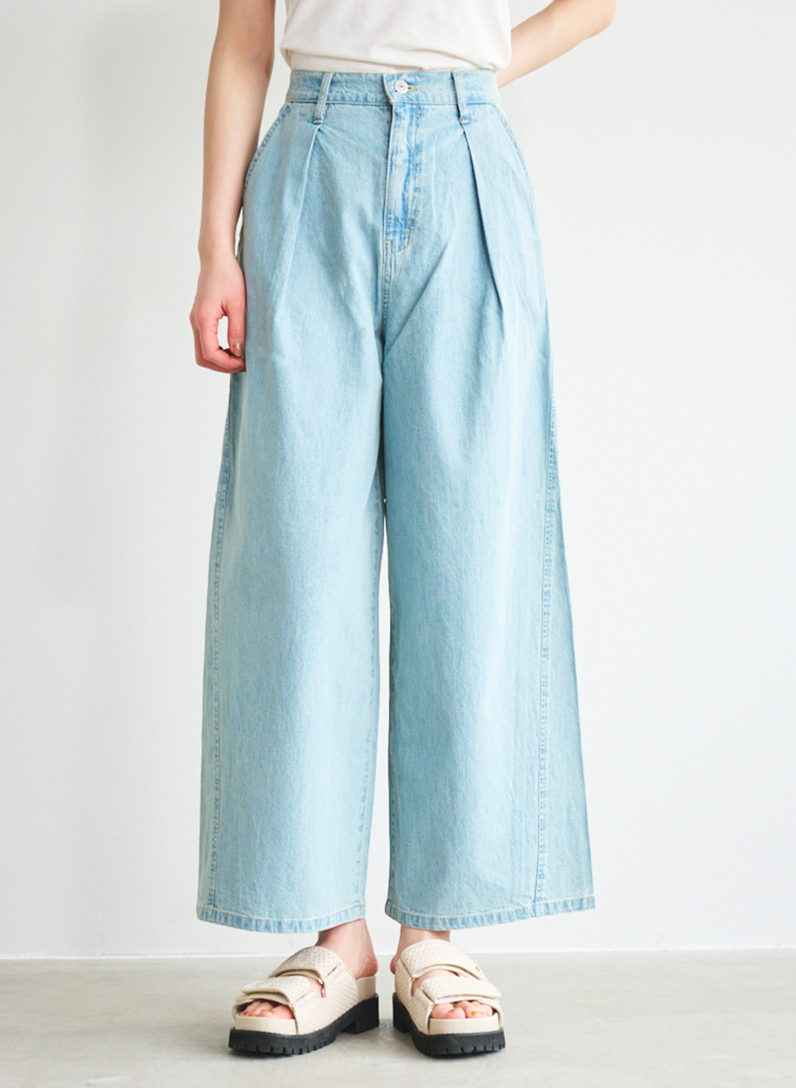 大人気新品 デニムワイドパンツ｜LOUNIE（ルーニィ）公式サイト／公式 パンツ