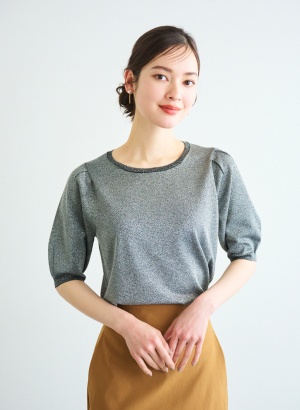 タックスリーブニットプルオーバー