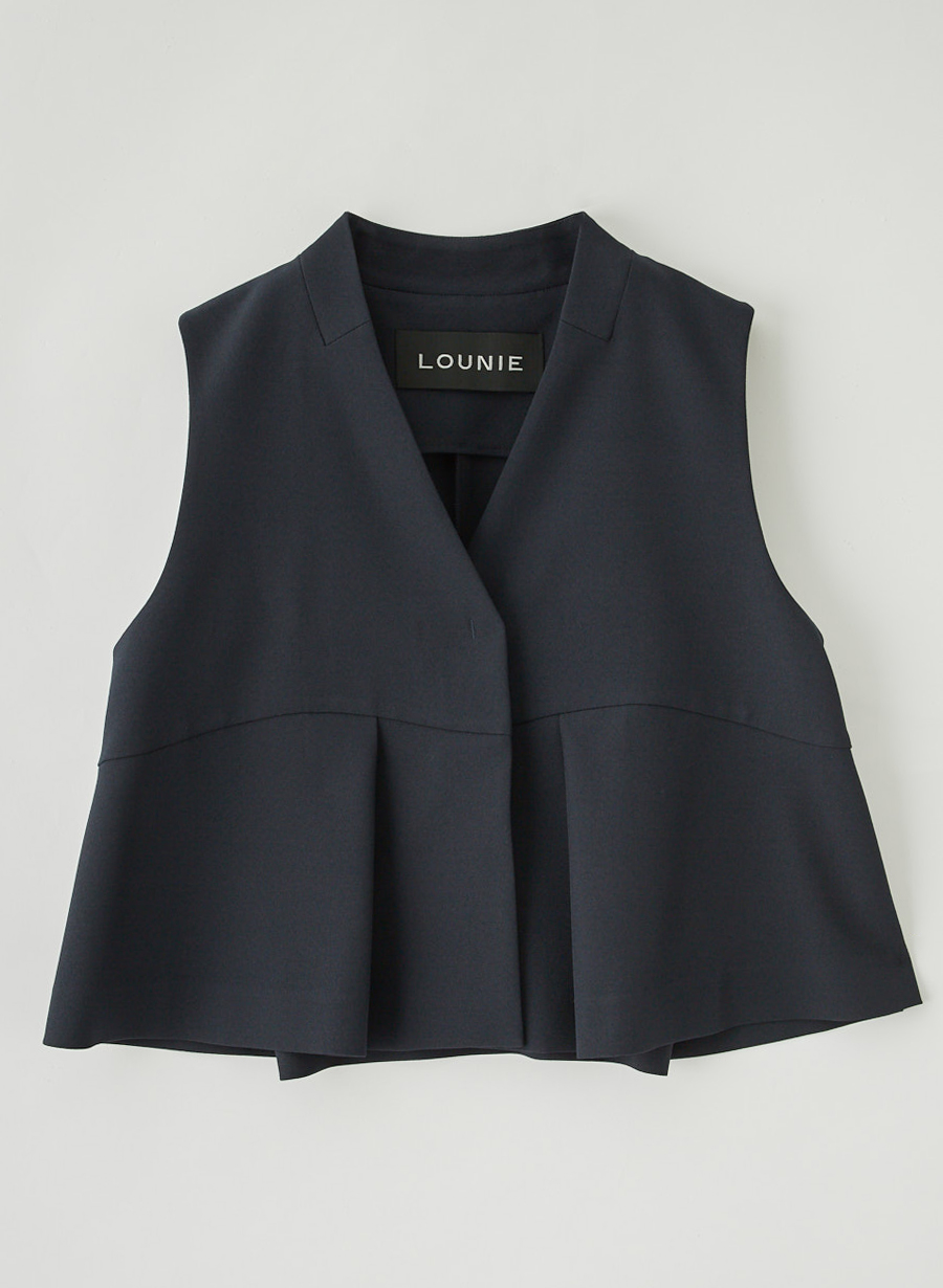loir paris 24m セットアップ ショートペプラムジレ/セットアップ可｜LOUNIE（ルーニィ）公式