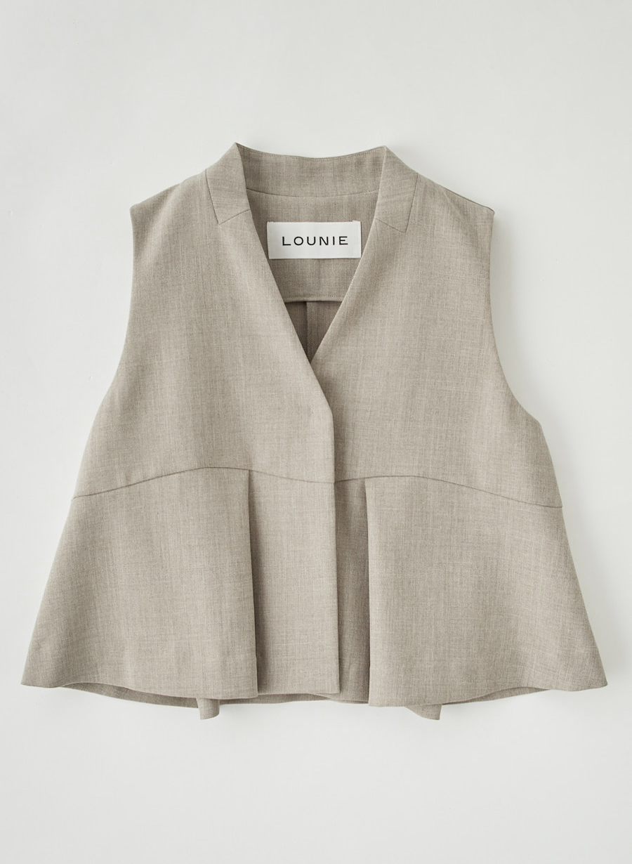 美品✨LOUNIE ルーニー ダンボールニットジレ ペプラム デザイン ベージュ 商品一覧｜LOUNIE（ルーニィ）公式サイト／公式オンラインストア