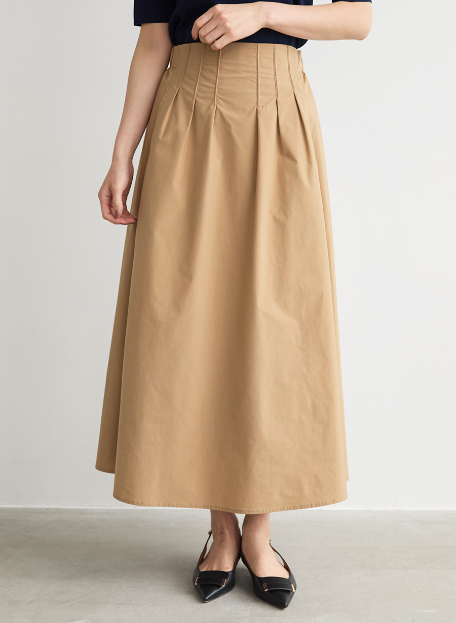 【週末セール】IENA LA BOUCLE ポリエステルタフタボリュームスカート IENA LA BOUCLE（イエナラブークル）の「IENA LA BOUCLE