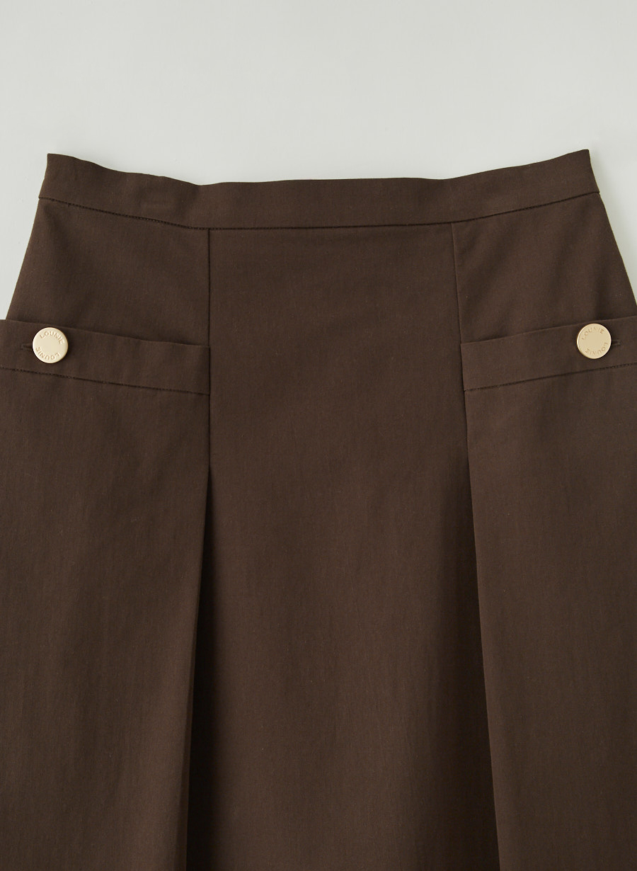 ボタンアクセントスカート/セット着用可｜LOUNIE（ルーニィ