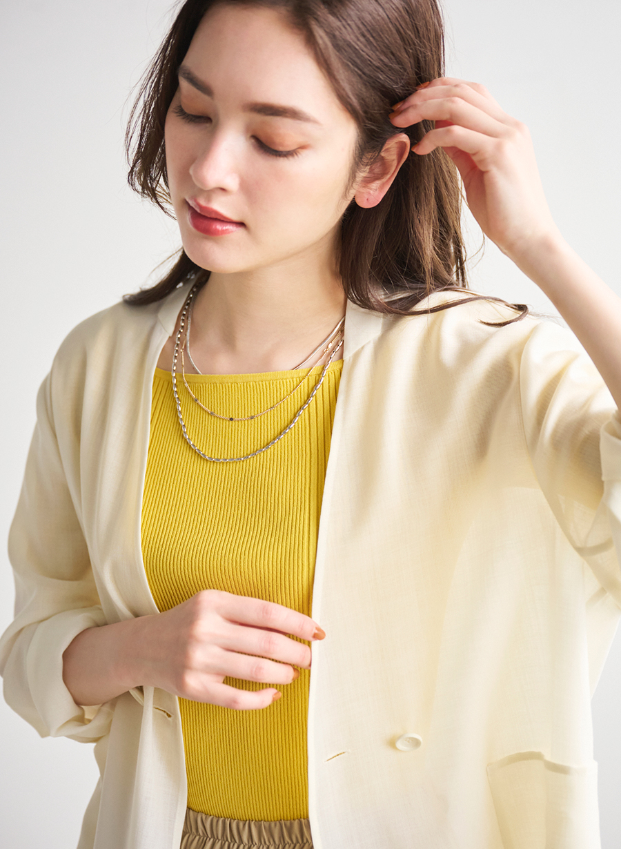ノーカラージャケット シアー UNITED ARROWS LTD. OUTLET｜シアー ジャケット | Rakuten