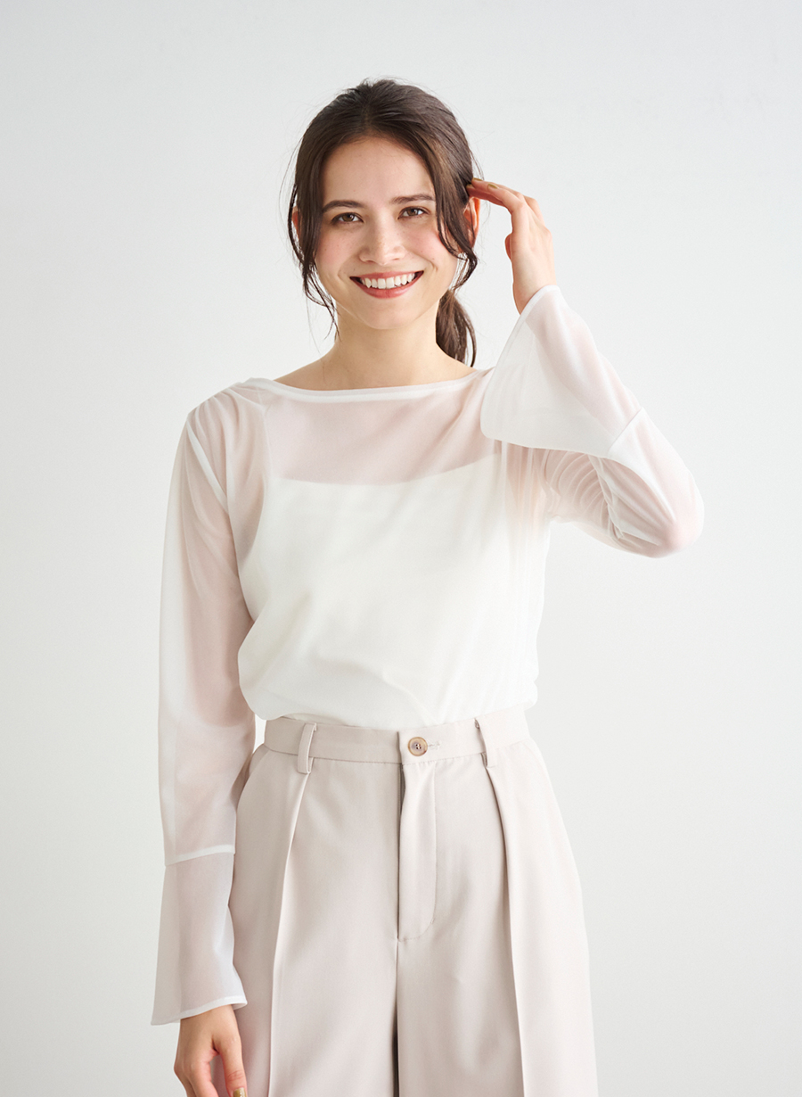未着用美品　24/SS ルーニィ　ウォッシャブルギャザーデザインジレ　ロング 商品一覧｜LOUNIE（ルーニィ）公式サイト／公式オンラインストア