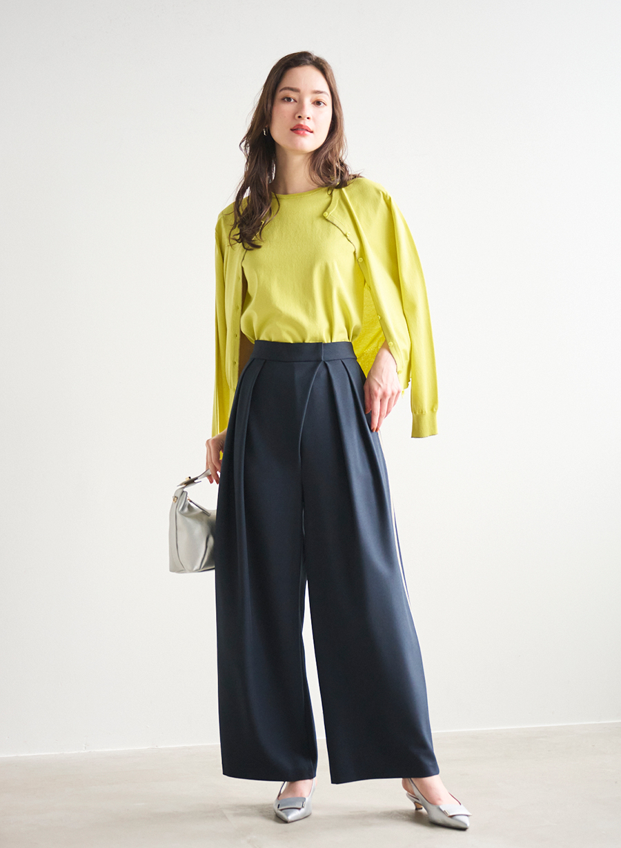 ベーシックニットプルオーバー/アンサンブル着用可｜LOUNIE