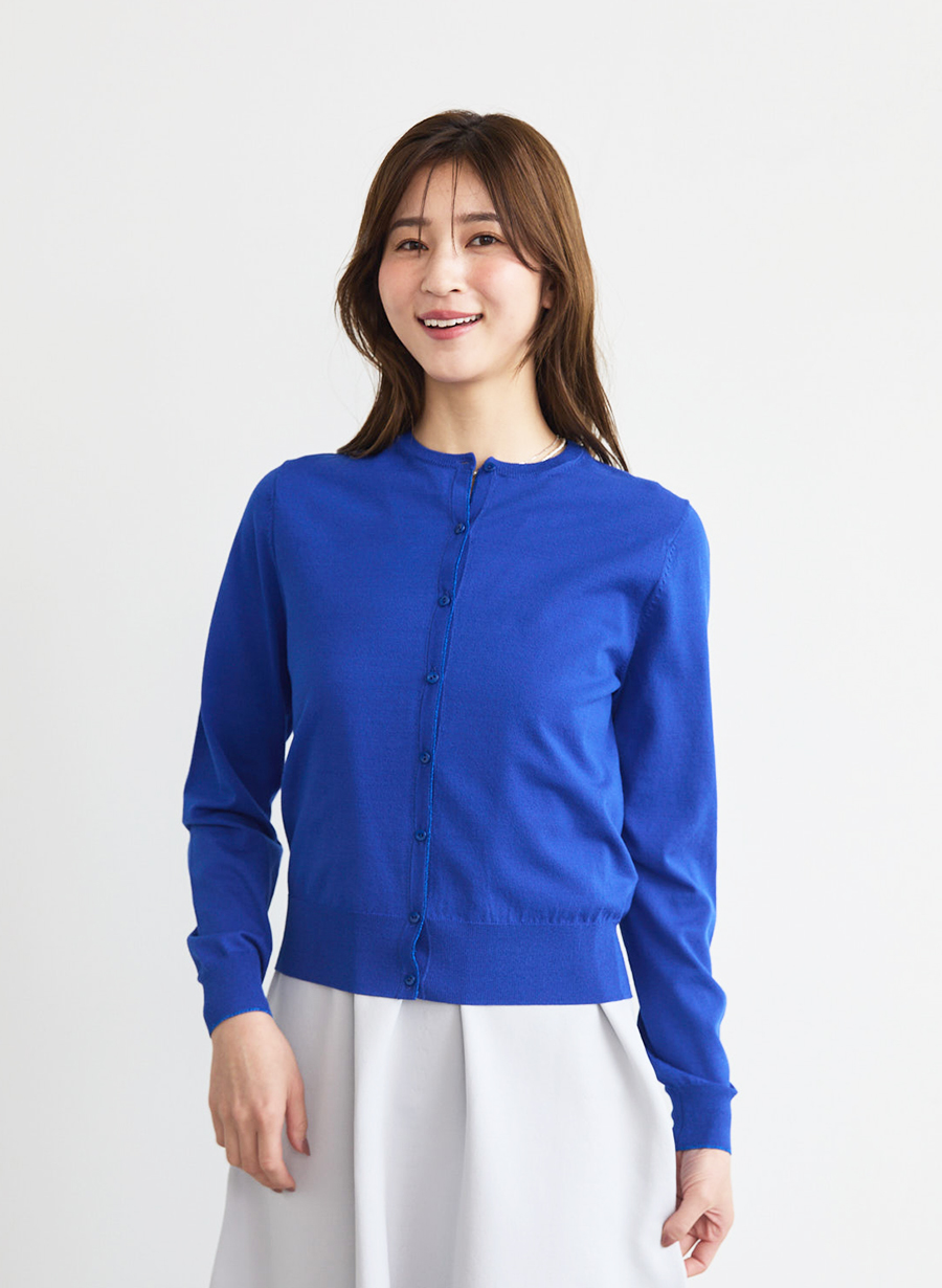 【美品】LOUNIE アンサンブルニットカーディガン（ホワイト） ルーニィ LOUNIE アンサンブル 白 アンサンブルニットカーディガン