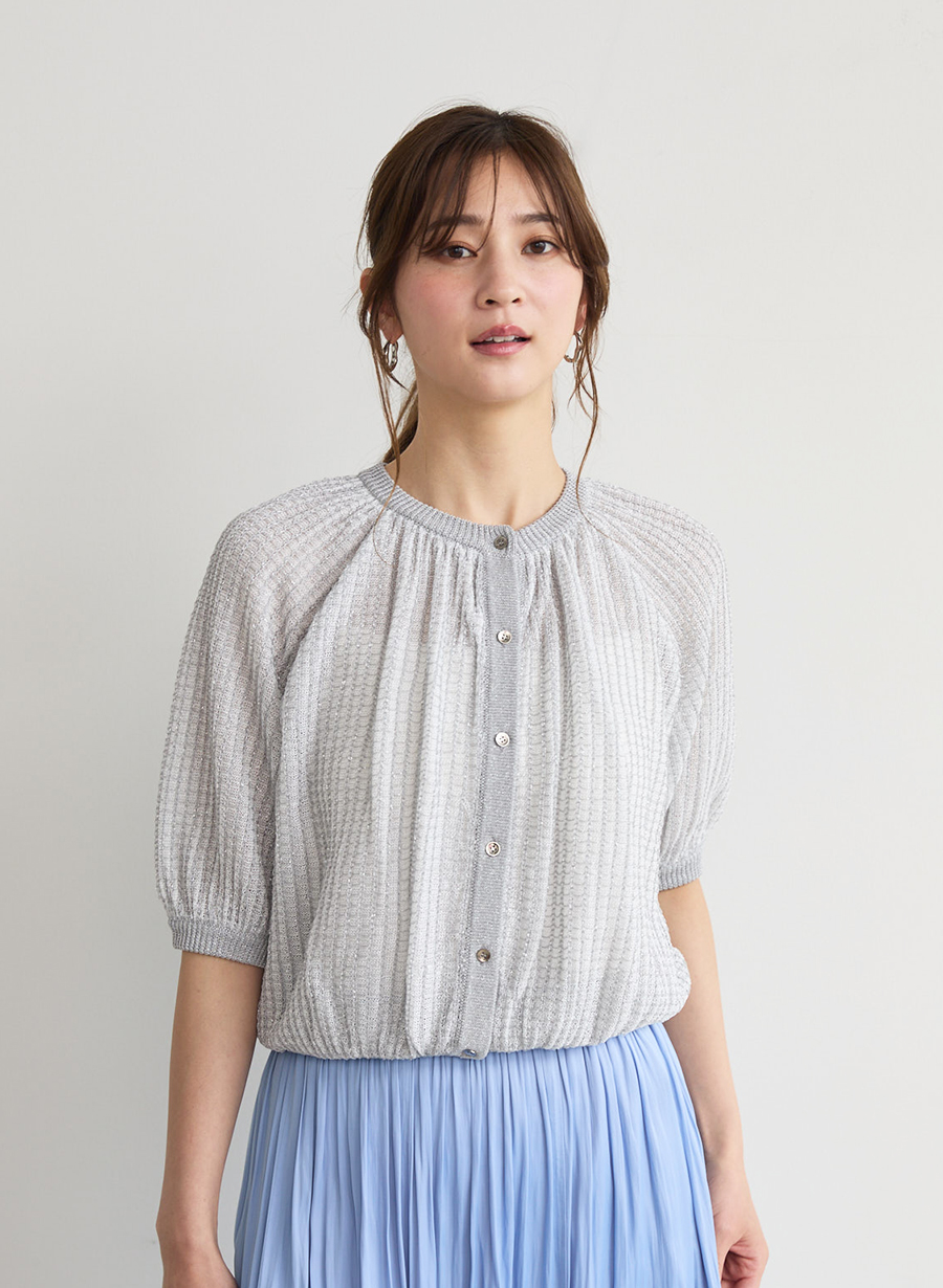 LOUNIE ルーニィ ダブルブレストジレ ベージュ Lサイズ✨新品未使用品✨ ダンボールニットジレ/セットアップ可｜LOUNIE（ルーニィ）公式