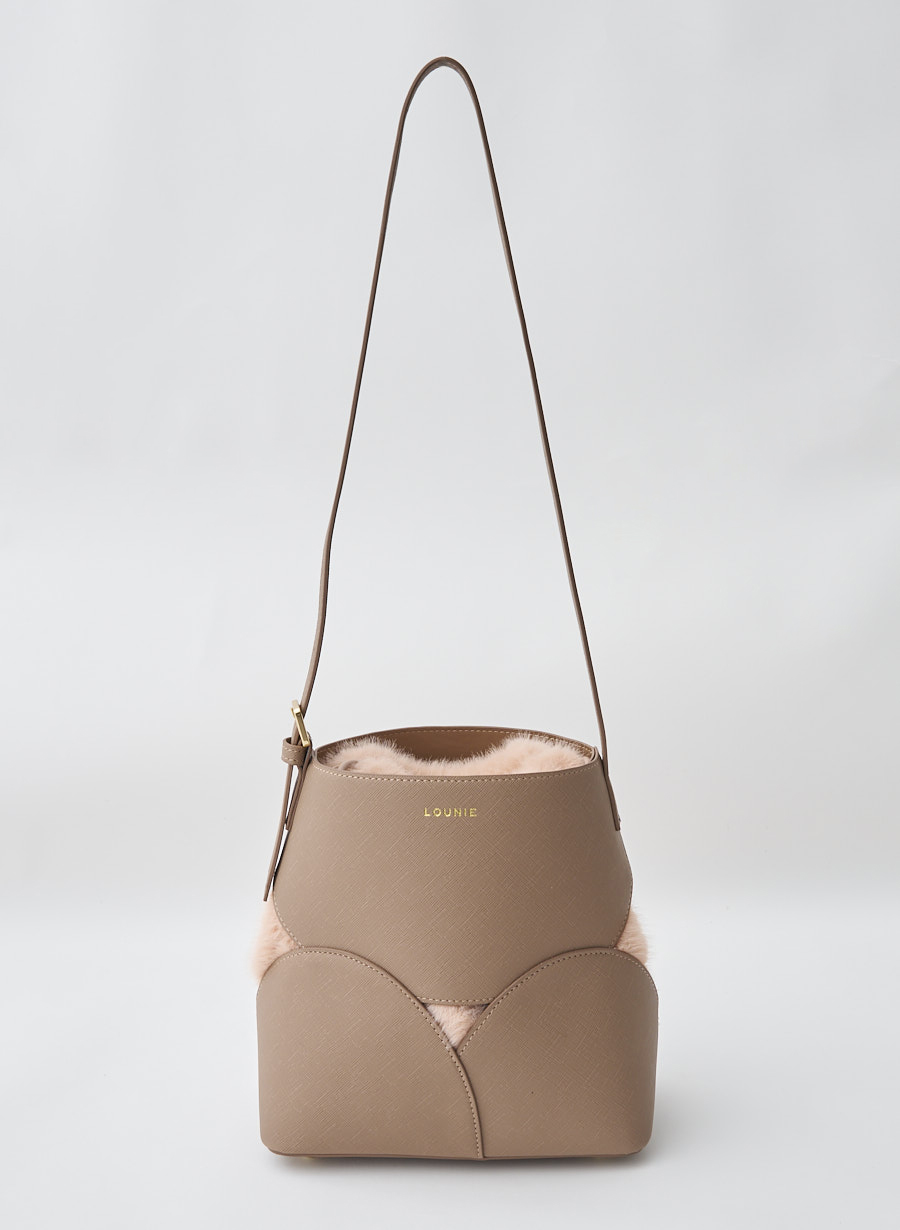 デザイン巾着付きショルダーバッグ｜LOUNIE（ルーニィ）公式サイト