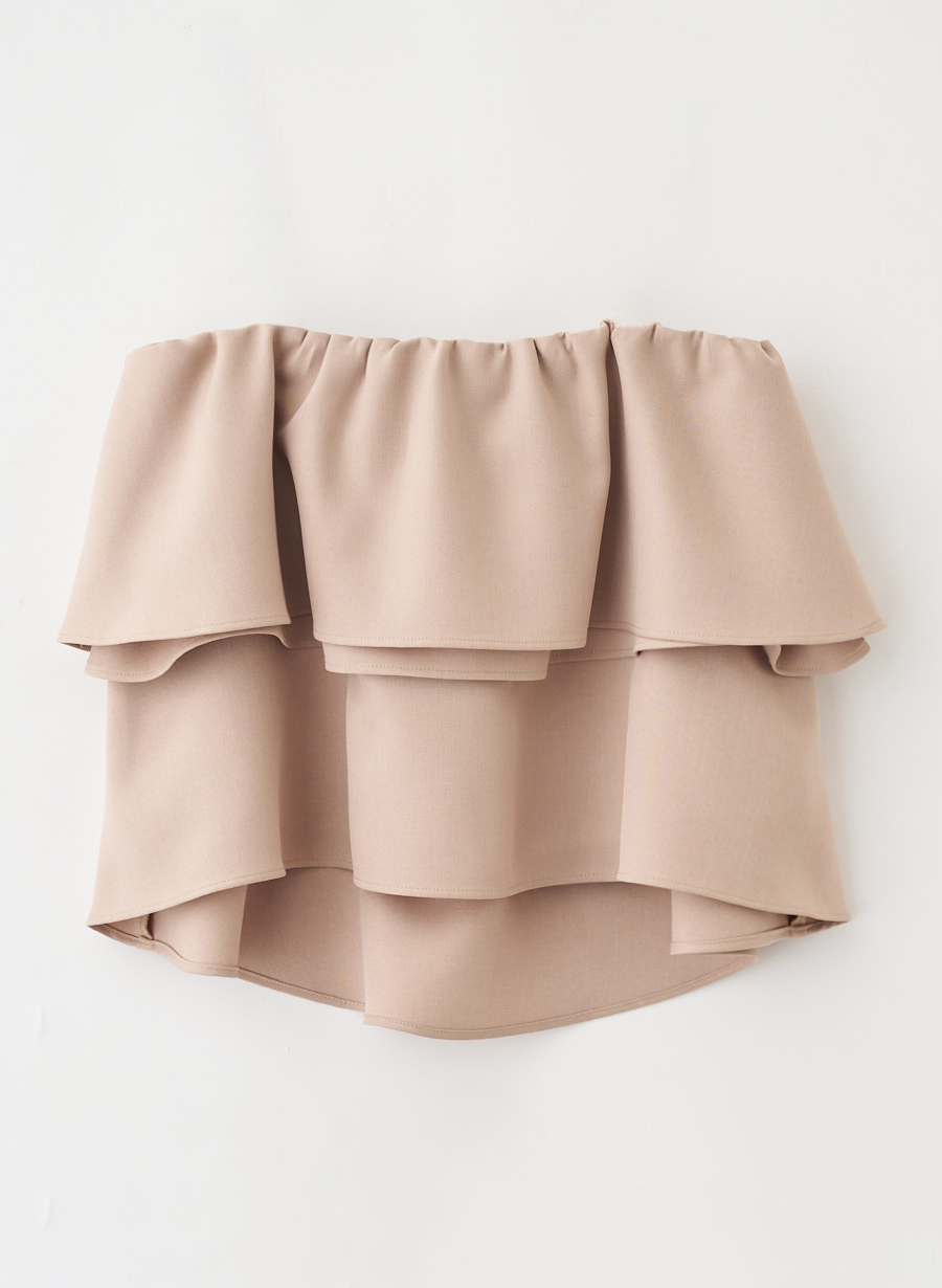 吉田理紗さんコラボ】ラッフルデザインビスチェ｜LOUNIE（ルーニィ