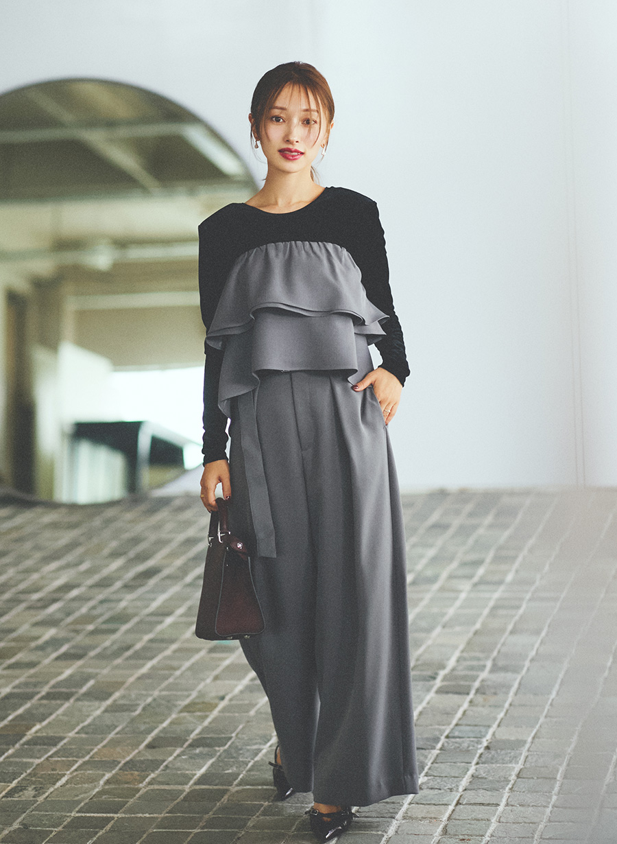 りえぴです。 吉田理紗さんコラボ】ラッフルデザインビスチェ｜LOUNIE