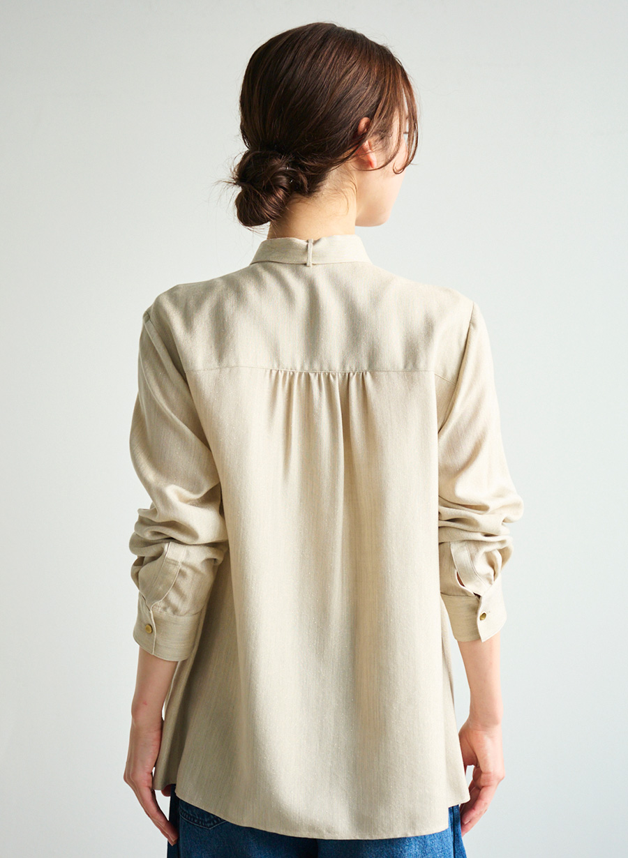 ボウタイ付きラメ混ブラウス｜LOUNIE（ルーニィ）公式サイト／公式