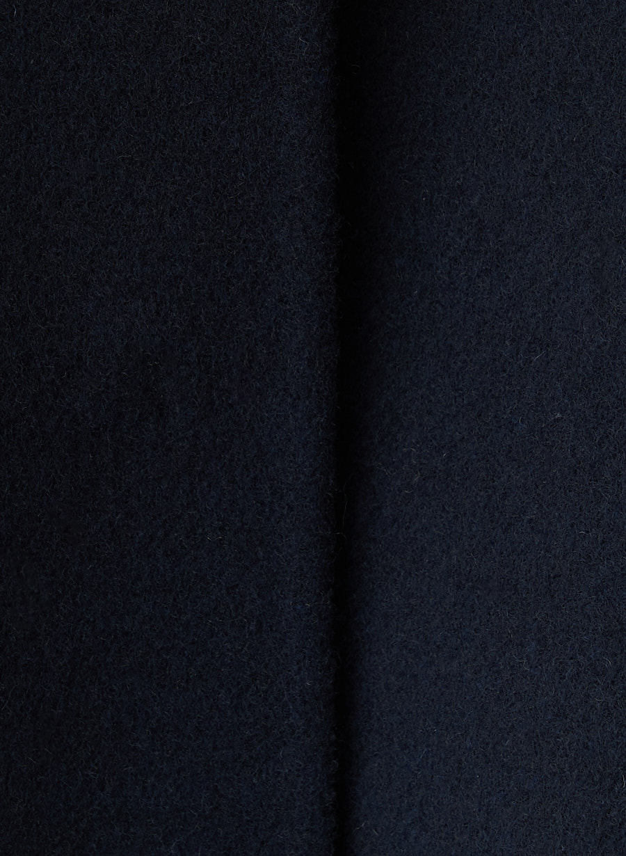 super 100's＞リバーノーカラーショートコート｜LOUNIE（ルーニィ