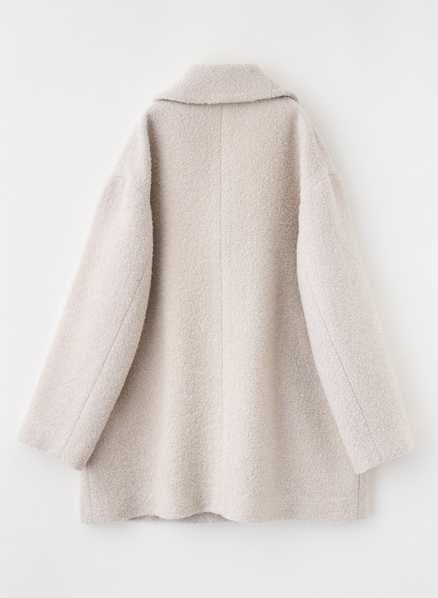 yoriループプルーオーバーイエロー　もこもこ モヘア＞ループツイードPコート｜LOUNIE（ルーニィ）公式サイト／公式