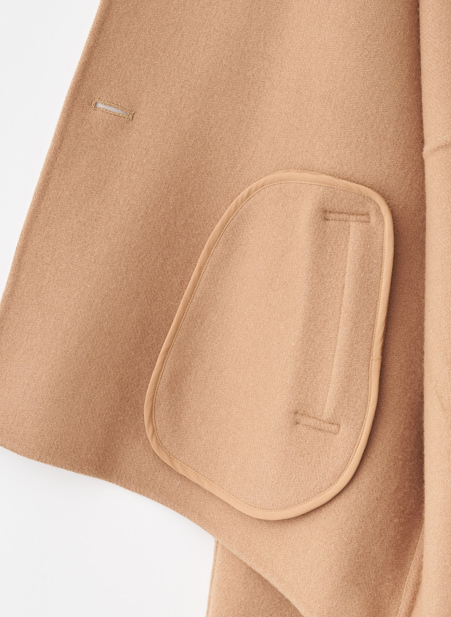 super 100's＞スタンドカラーリバーコート｜LOUNIE（ルーニィ）公式