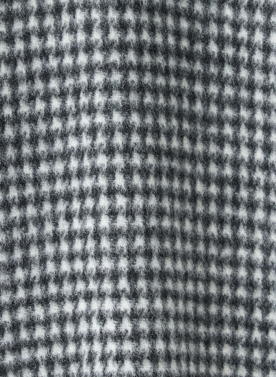 メリノウール＞千鳥柄スタンドカラーリバーコート｜LOUNIE（ルーニィ