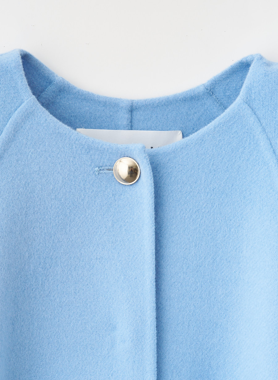 EC限定色】＜super 100's＞リバーノーカラーショートコート｜LOUNIE