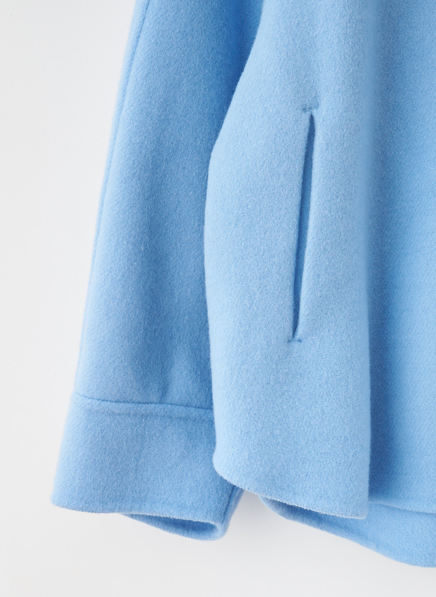 EC限定色】＜super 100's＞リバーノーカラーショートコート｜LOUNIE