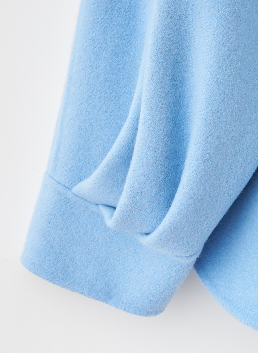 EC限定色】＜super 100's＞リバーノーカラーショートコート｜LOUNIE