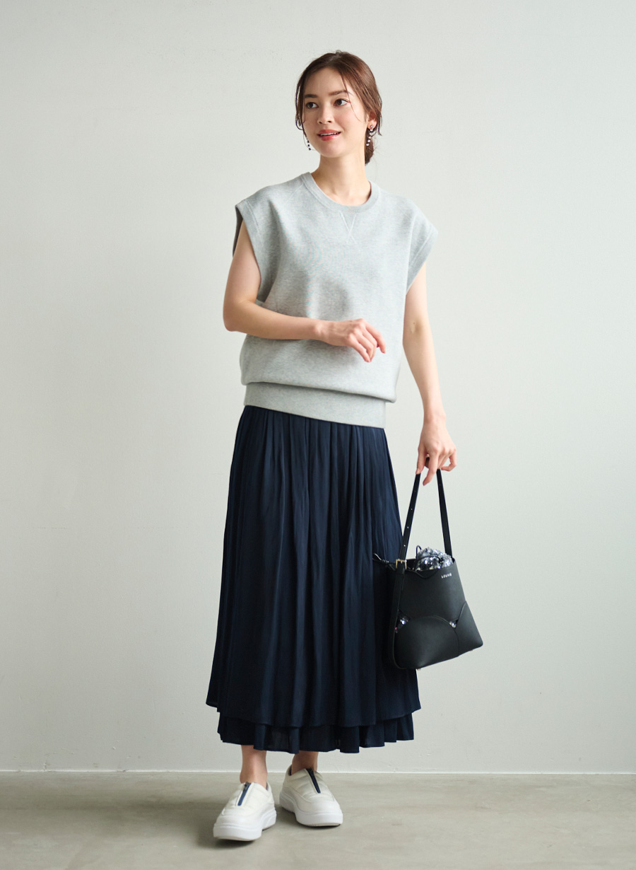 未使用品　ルーニィ♥【現行品】プリーツティアードスカート　ブラウン　38 プリーツティアードスカート｜LOUNIE（ルーニィ）公式サイト