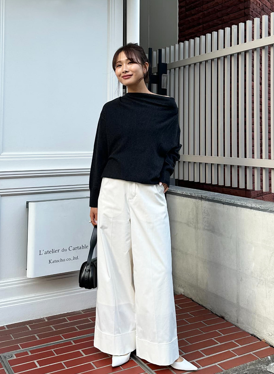 ★新品★LOUNIE ルーニィ ワイドパンツ Wウエストワイドパンツ｜LOUNIE（ルーニィ）公式サイト／公式