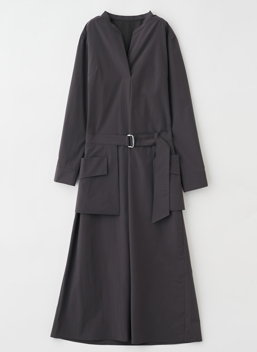 BLAMINK プリーツ ウールシャツ ワンピース レザーベルト付き　お値下げ 楽天市場】ベルト付きスキッパーシャツワンピース レディース