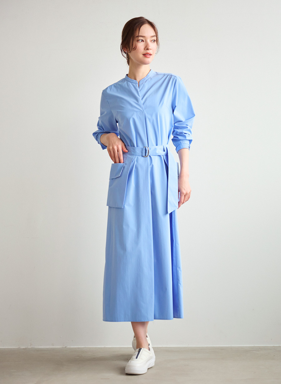 ポケットベルト付きシャツワンピース｜LOUNIE（ルーニィ）公式