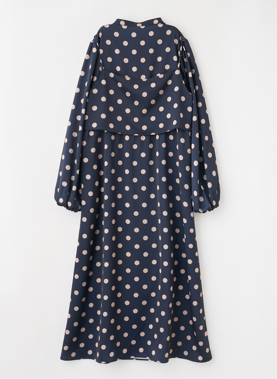 幾何学＆ドットプリントワンピース｜LOUNIE（ルーニィ）公式サイト