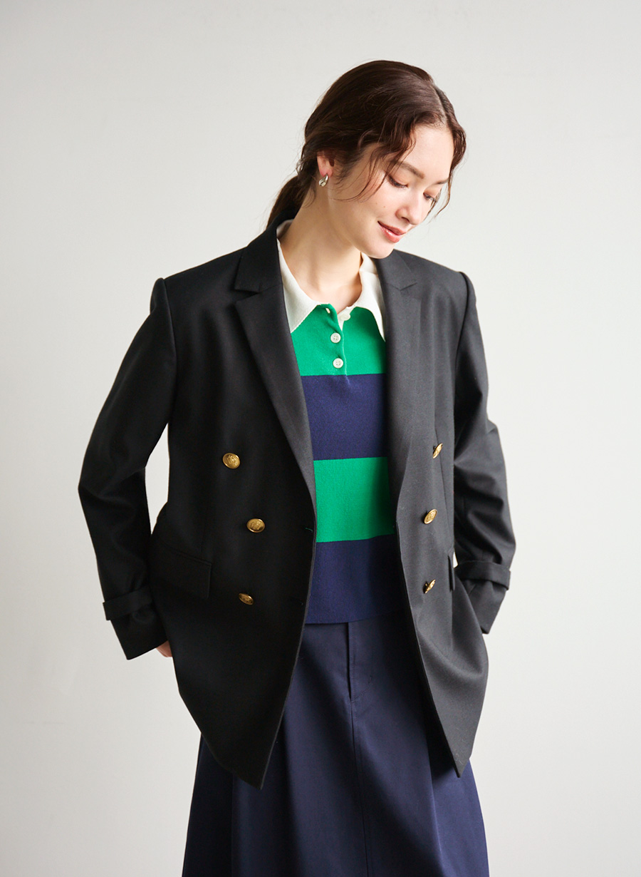 ベルテッドダブルジャケット｜LOUNIE（ルーニィ）公式サイト／公式