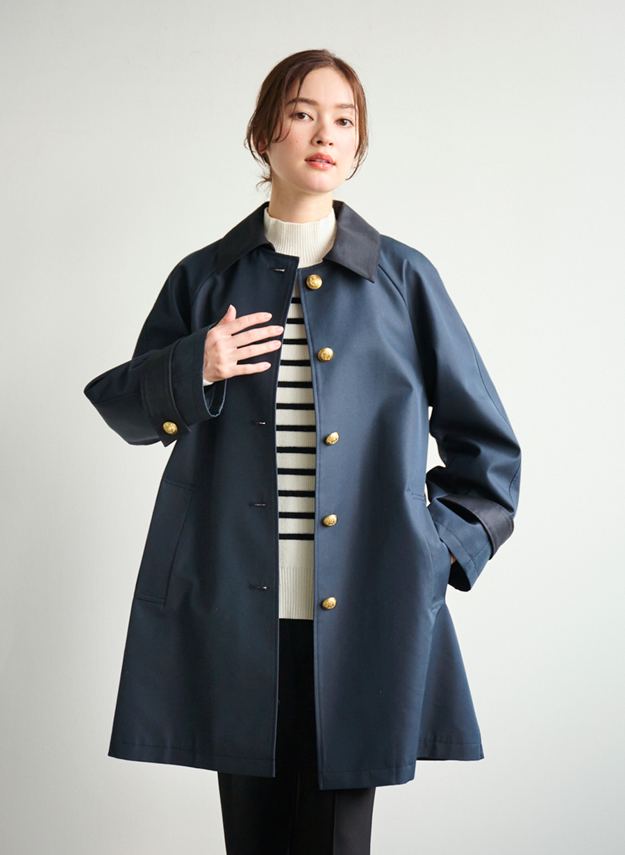 配色ステンカラーアウター｜LOUNIE（ルーニィ）公式サイト／公式