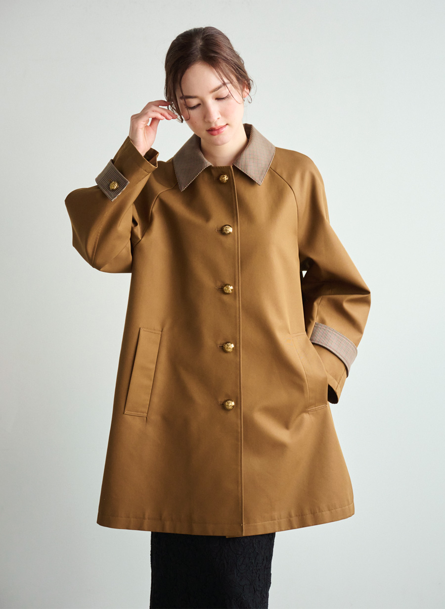 ルーニィLOUNIE 配色ステンカラーアウター 配色ステンカラーアウター｜LOUNIE（ルーニィ）公式サイト／公式