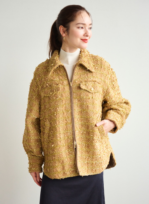 極美品！ルーニィファンシーツィードジャケット！銀ボタン 極美品！ルーニィファンシーツィードジャケット！銀ボタン 完売