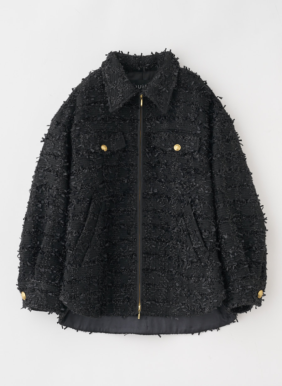 ファンシーツイードシャツアウター｜LOUNIE（ルーニィ）公式