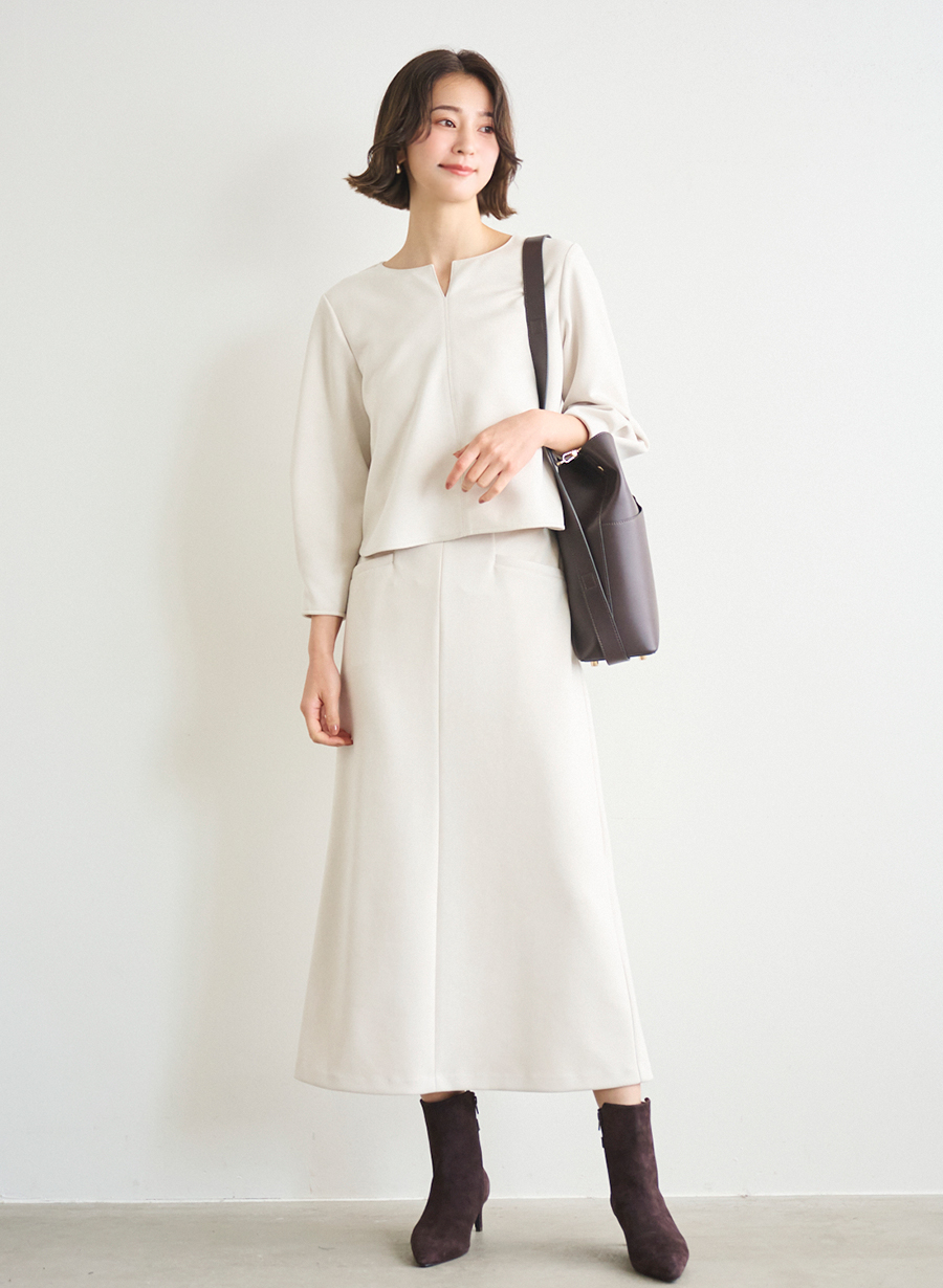 スウェードダンボールスカート｜LOUNIE（ルーニィ）公式サイト／公式