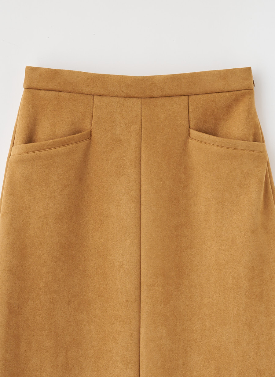 ルーニィ ダンボールスウェードフレアスカート